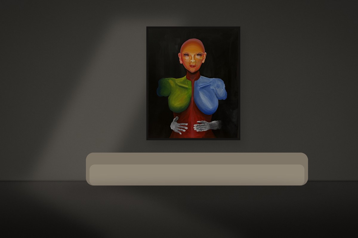 The Lover, installed in a room